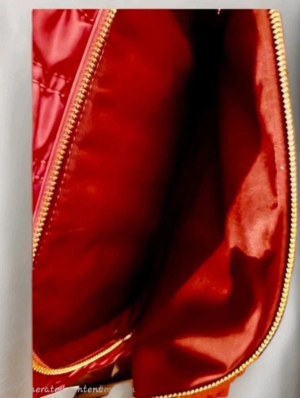Coach Pink Ruched Nylon/Leather Court Tote with Front Zip Pocket-EUC - Picture 4 of 13